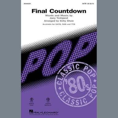 Final Countdown (arr. Kirby Shaw) - Trombone