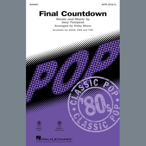 Final Countdown (arr. Kirby Shaw) - Trombone