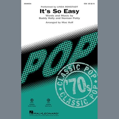 It's So Easy (arr. Mac Huff) - Bass
