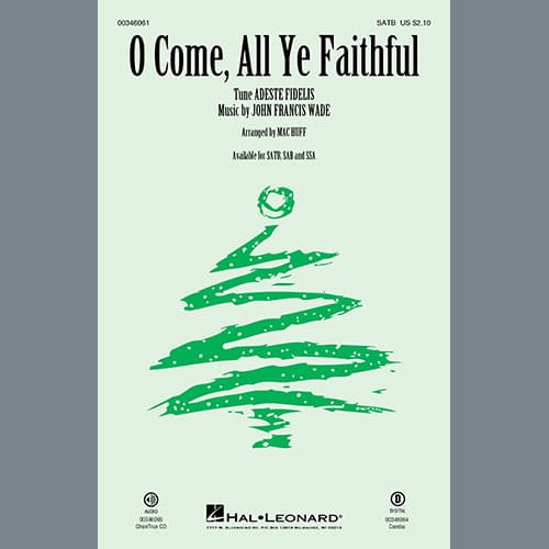 O Come, All Ye Faithful (arr. Mac Huff) - Synthesizer