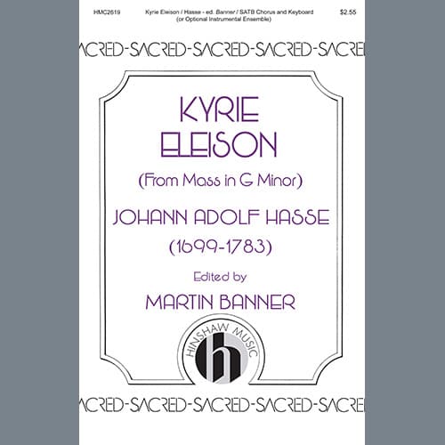 Kyrie Eleison (from Mass In G Minor)