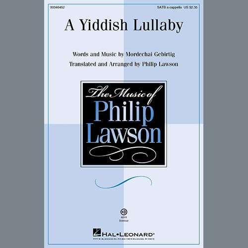 A Yiddish Lullaby (arr. Philip Lawson)