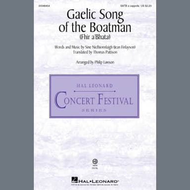 Gaelic Song Of The Boatman (Fhir A'bhata) (arr. Philip Lawson)