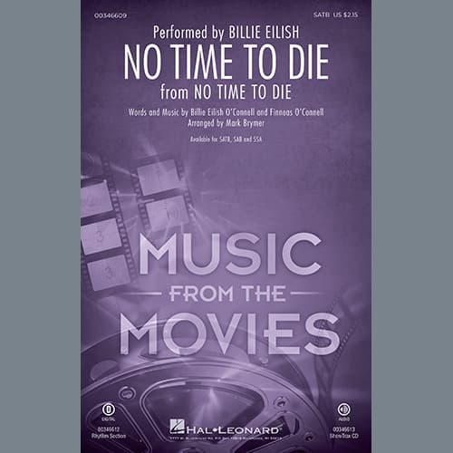 No Time to Die (arr. Mark Brymer) - Synthesizer