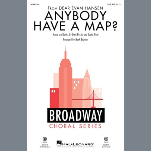 Anybody Have A Map? (from Dear Evan Hansen) (arr. Mark Brymer) - Bass