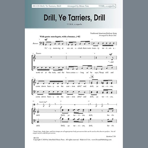 Drill, Ye Tarriers, Drill