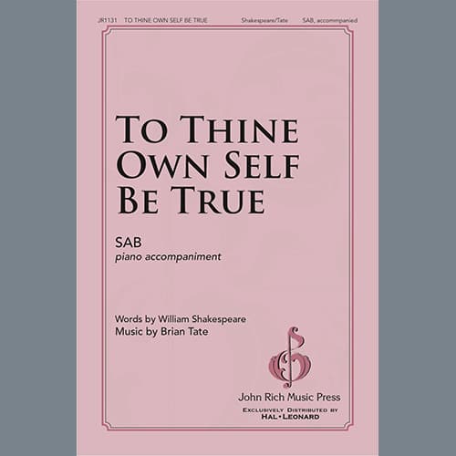 To Thine Own Self Be True