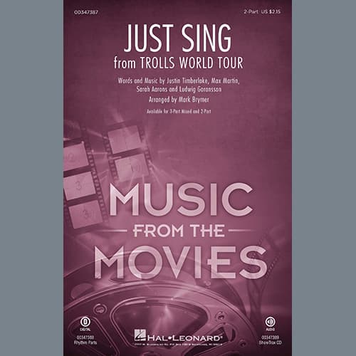 Just Sing (from Trolls World Tour) (arr. Mark Brymer)