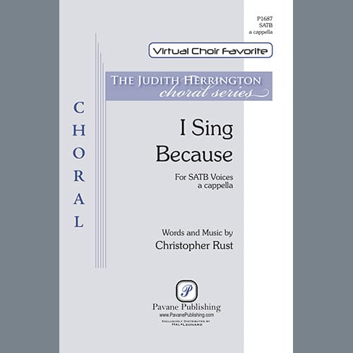 I Sing Because