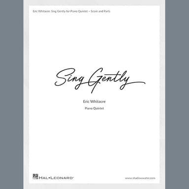 Sing Gently (for Piano Quintet) - Full Score