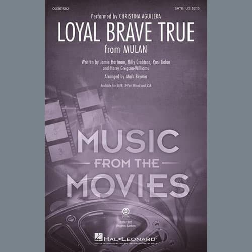 Loyal Brave True (from Mulan) (arr. Mark Brymer) - Synthesizer