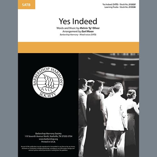 Yes Indeed (arr. Earl Moon)