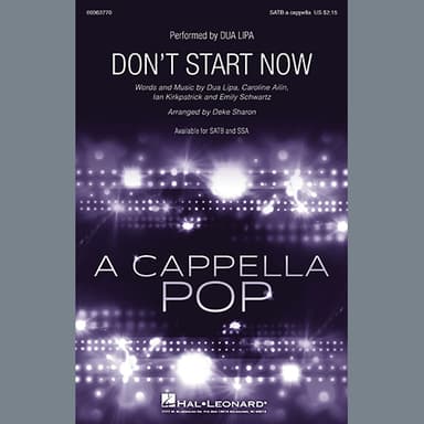 Don't Start Now (arr. Deke Sharon)