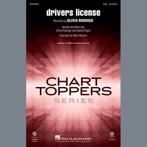 drivers license (arr. Mark Brymer)