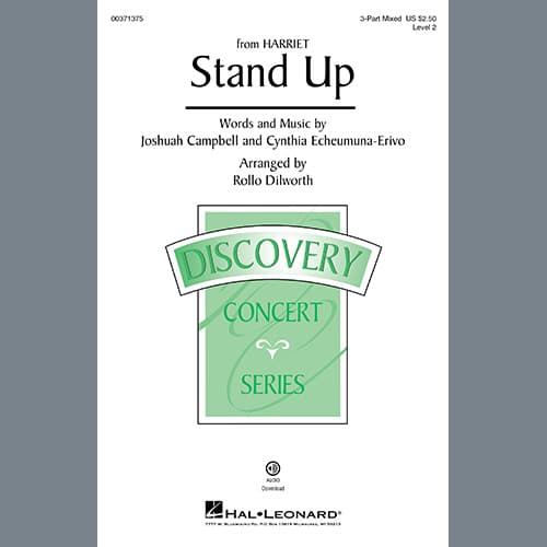 Stand Up (from "Harriet") - arr Rollo Dilworth