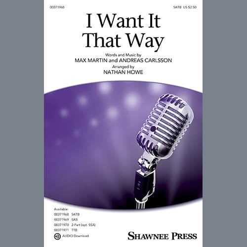 I Want It That Way (arr. Nathan Howe)
