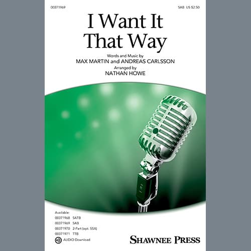 I Want It That Way (arr. Nathan Howe)