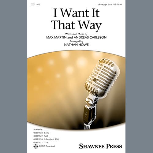 I Want It That Way (arr. Nathan Howe)