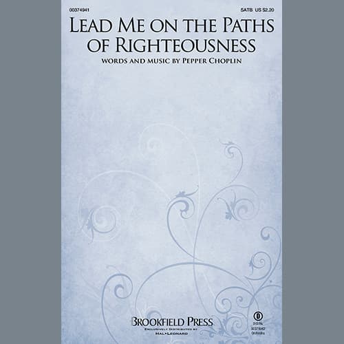 Lead Me on the Paths of Righteousness - Tenor Sax/BariTC (sub Tbn 1-2)