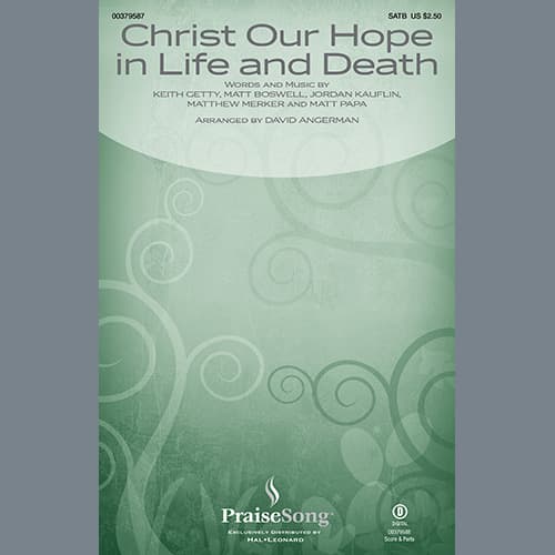 Christ Our Hope In Life And Death (arr. David Angerman) - Percussion 1 & 2