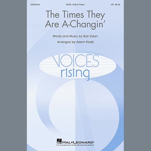 The Times They Are A-Changin' (arr. Adam Podd)