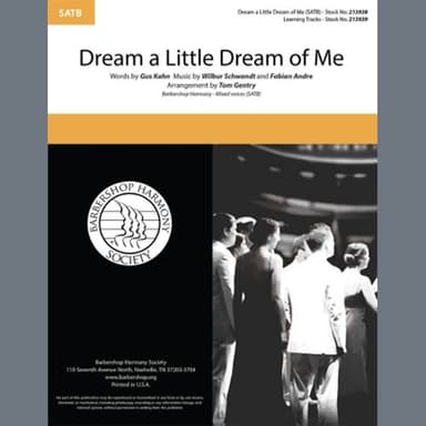 Dream a Little Dream of Me (arr. Tom Gentry and Beth Ramsson)