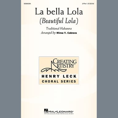 La Bella Lola (Beautiful Lola) (arr. Mirna Y. Cabrera)