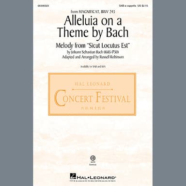 Alleluia On A Theme By Bach (from Magnificat, BWV 243) (arr. Russell Robinson)