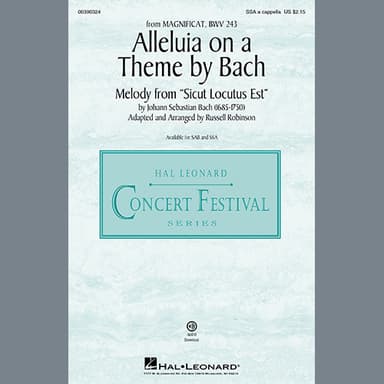 Alleluia On A Theme By Bach (from Magnificat, BWV 243) (arr. Russell Robinson)