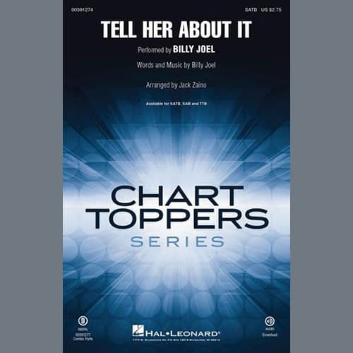 Tell Her About It (arr. Jack Zaino) - Baritone Sax