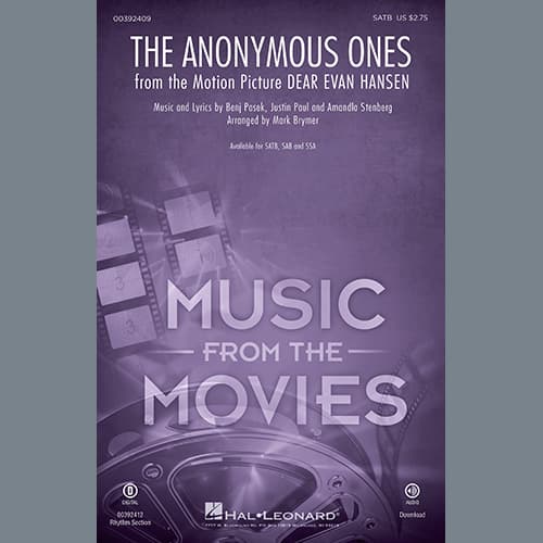 The Anonymous Ones (from Dear Evan Hansen) (arr. Mark Brymer) - Synthesizer