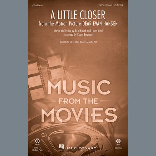 A Little Closer (from Dear Evan Hansen) (arr. Roger Emerson)