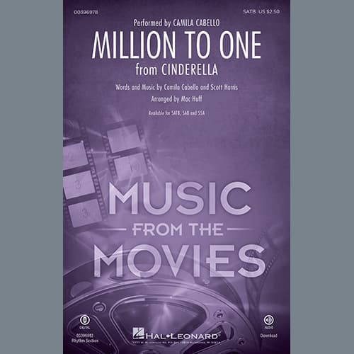 Million To One (from the Amazon Original Movie Cinderella) (arr. Mac Huff) - Bass