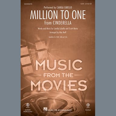 Million To One (from the Amazon Original Movie Cinderella) (arr. Mac Huff)
