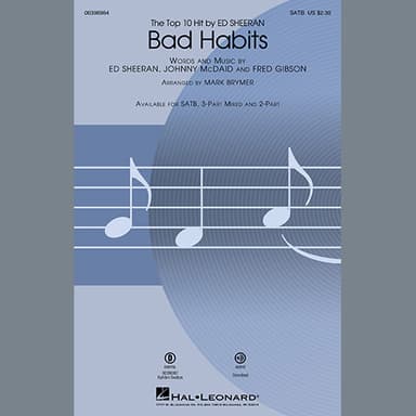 Bad Habits (arr. Mark Brymer) - Bass