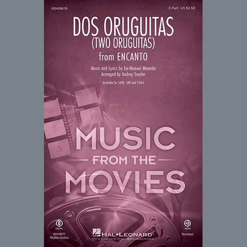 Dos/Two Oruguitas (from Encanto) (arr. Audrey Snyder)