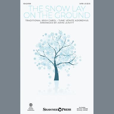The Snow Lay on the Ground (arr. John Leavitt) - Full Score