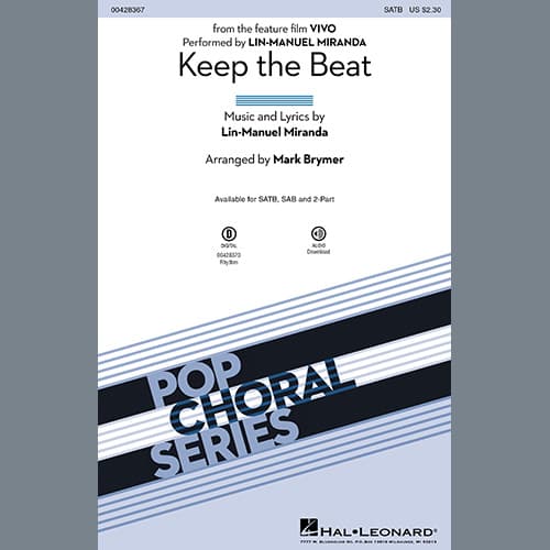 Keep The Beat (from Vivo) (arr. Mark Brymer) - Drums