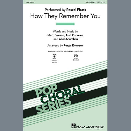 How They Remember You (arr. Roger Emerson)