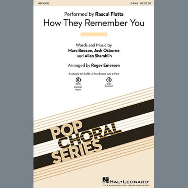How They Remember You (arr. Roger Emerson)