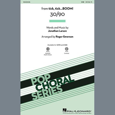 30/90 (from tick, tick... BOOM!) (arr. Roger Emerson)