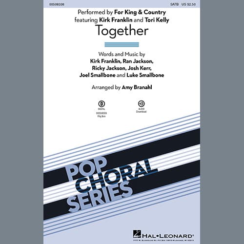 Together (feat. Kirk Franklin and Tori Kelly) (arr. Amy Branahl) - Drums
