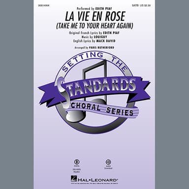 La Vie En Rose (Take Me to Your Heart Again) (arr. Paris Rutherford) - Piano