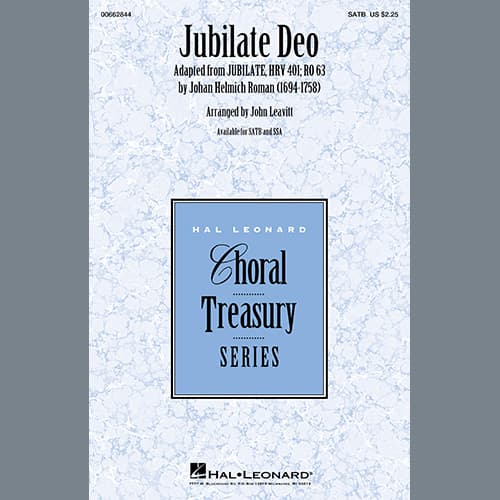 Jubilate Deo (arr. John Leavitt)
