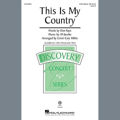 This Is My Country (arr. Cristi Cary Miller)