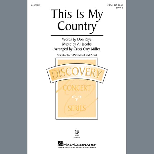 This Is My Country (arr. Cristi Cary Miller)