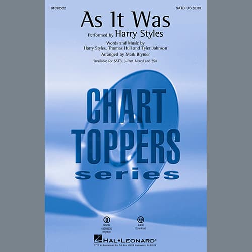 As It Was (arr. Mark Brymer) - Synthesizer