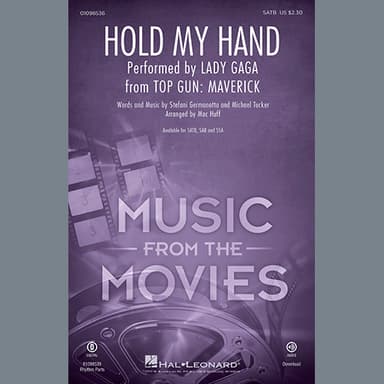 Hold My Hand (from Top Gun: Maverick) (arr. Mac Huff) - Bass