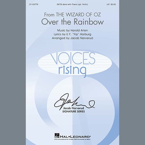 Over The Rainbow (from The Wizard Of Oz) (arr. Jacob Narverud)
