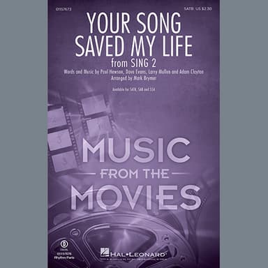Your Song Saved My Life (from Sing 2) (arr. Mark Brymer)